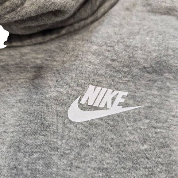 Nike Hoodie Women's Small Gray Funnel Neck Long Sleeve Pullover Gorpcore Stretch - Picture 4 of 7